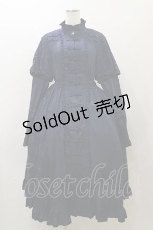 画像: Hoshibako Works / 藤花集 ジゴスリーブワンピース M ネイビー H-25-12-02-073-LO-OP-NS-ZH