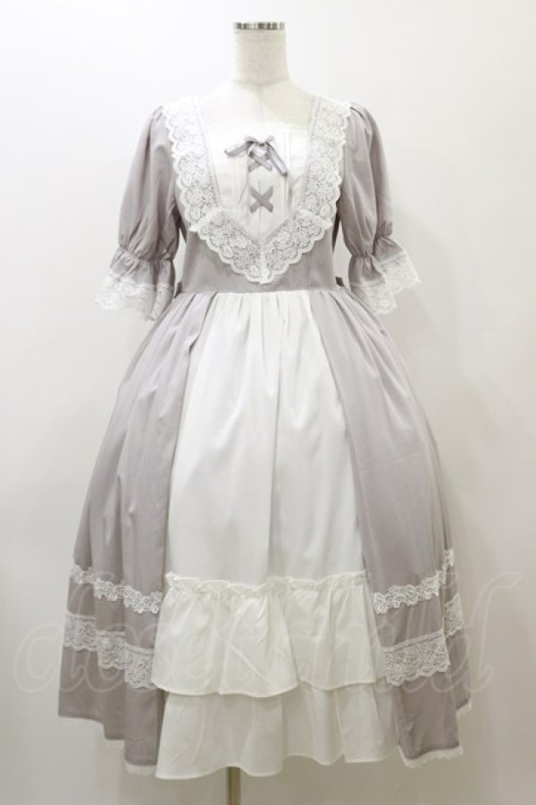 画像1: Chalmiere / シュエットワンピース M グレー H-25-12-02-076-LO-OP-NS-ZH (1)