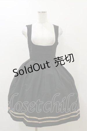 画像: Innocent World / コルセット裾ラインジャンパースカート M ブラック H-25-12-02-080-IW-OP-NS-ZH