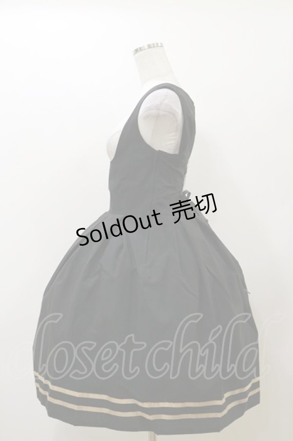 画像3: Innocent World / コルセット裾ラインジャンパースカート M ブラック H-25-12-02-080-IW-OP-NS-ZH (3)