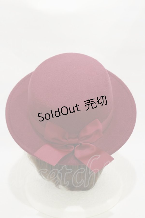 画像2: m petit by misako / サンリオキャラクターズコラボ ハローキティ カンカン帽  レッド H-25-12-02-016-LO-AC-NS-ZH (2)