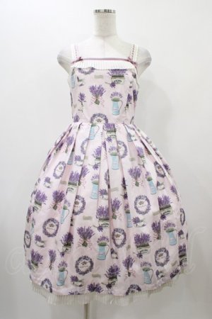 画像: Melody BasKet / Lavender gardenジャンパースカート M ピンク H-25-12-02-1028-LO-OP-KB-ZT1208H