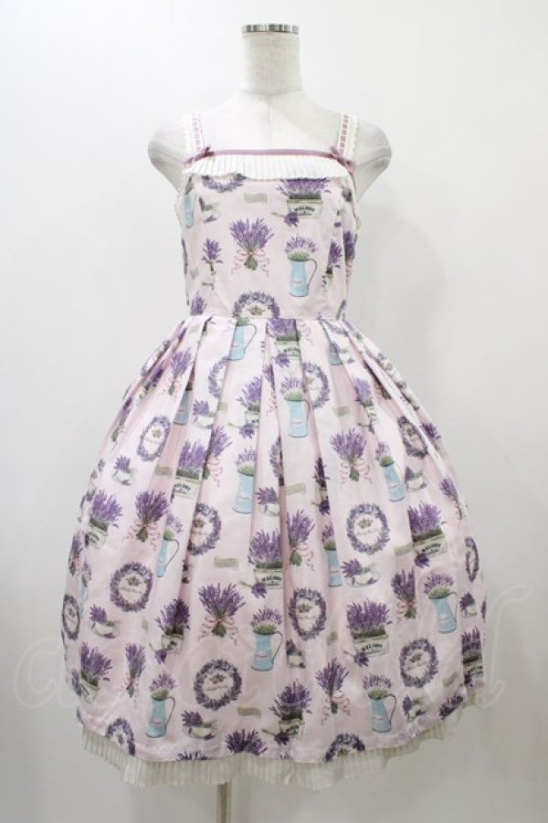 Melody BasKet / Lavender gardenジャンパースカート M ピンク H-25-12