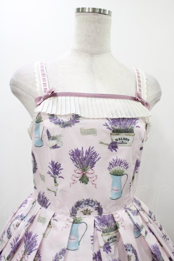 Melody BasKet / Lavender gardenジャンパースカート M ピンク H-25-12