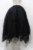 画像2: ATELIER BOZ / ランダムチュールロングスカート  ブラック H-25-12-02-1032-EL-SK-KB-ZH (2)