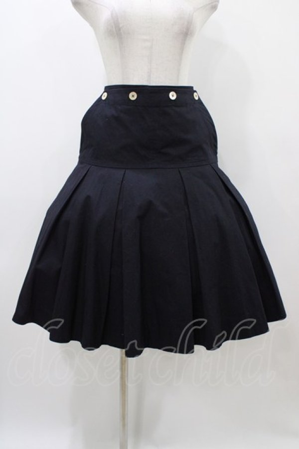 画像1: Jane Marple / ヴィンテージウェザーマリンスカート - ネイビー H-25-12-02-1034-JM-SK-KB-ZH (1)