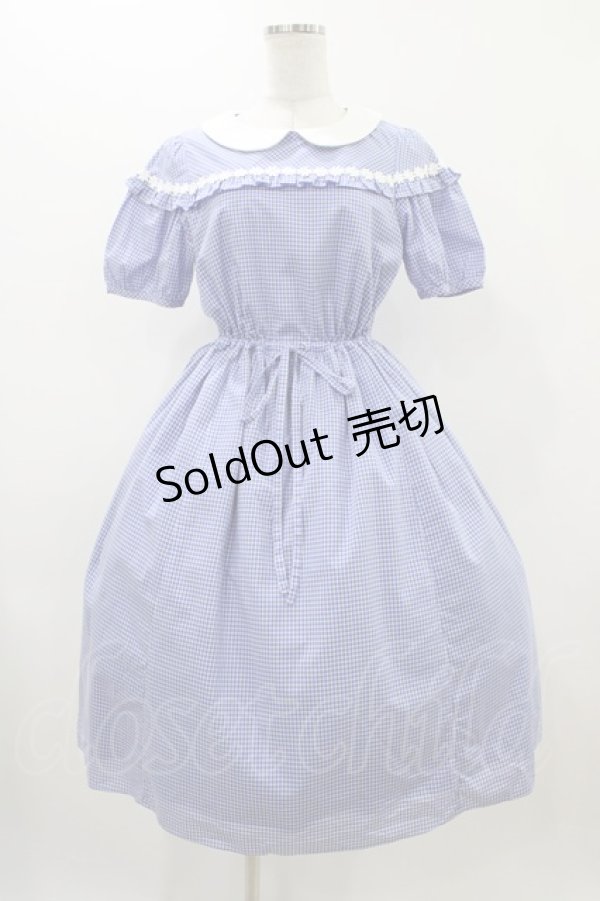 画像1: 【SALE】Emily Temple cute / マーガレットレースワンピース M ブルー H-25-12-02-1036-ET-OP-KB-ZT105 (1)