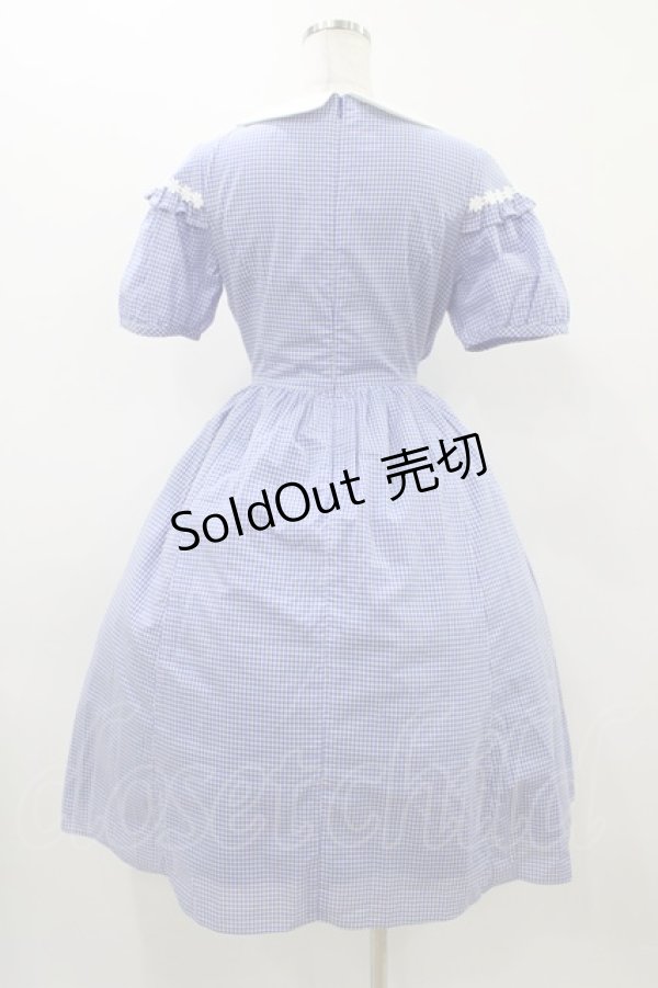 画像2: 【SALE】Emily Temple cute / マーガレットレースワンピース M ブルー H-25-12-02-1036-ET-OP-KB-ZT105 (2)