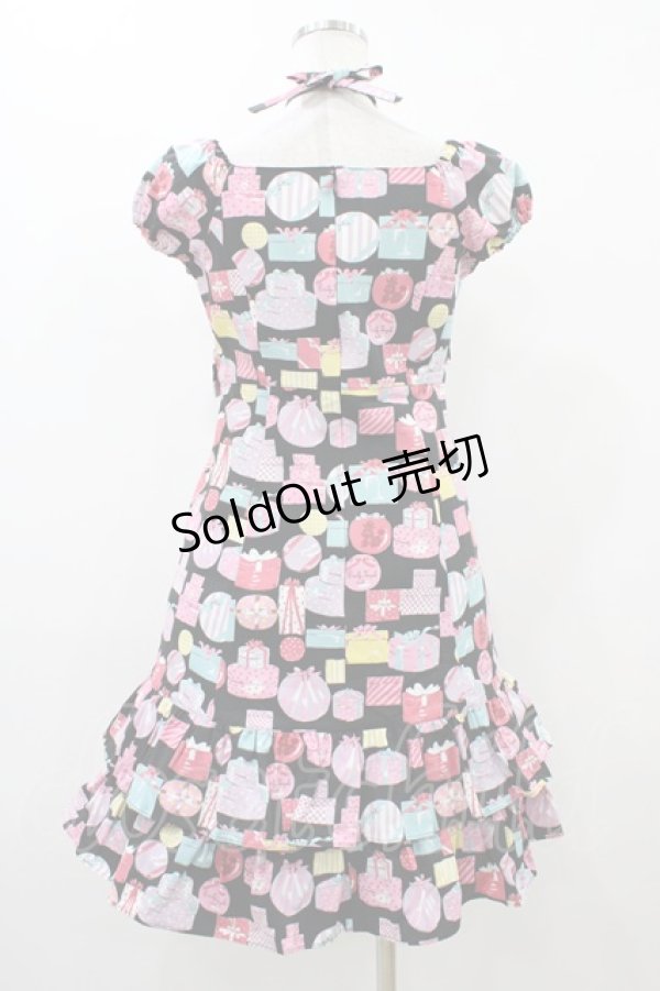 画像2: Emily Temple cute / プレゼントBOXワンピース  クロ H-25-12-02-1037-ET-OP-KB-ZH (2)