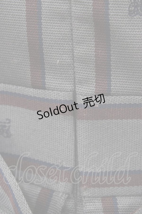 画像3: Jane Marple / Regimental stripeのコレットドレス  グレー H-25-12-02-1038-JM-OP-KB-ZH (3)