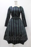 画像1: Jane Marple / Regimental stripeのワンピース  ネイビー H-25-12-02-1039-JM-OP-KB-ZH (1)