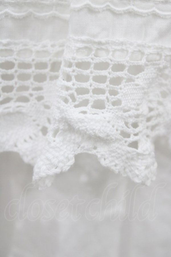 画像4: Jane Marple / ピンタックレーススカート  白 H-25-12-02-1046-JM-SK-KB-ZH (4)