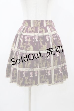 画像: Jane Marple / Royal Stampのミニスカート  ボルドー H-25-12-02-1047-JM-SK-KB-ZH