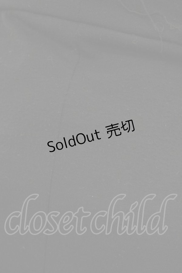 画像3: NAOTO SEVEN / クロスプリントロングカットソースカート  ブラック H-25-12-02-1053-HN-SK-KB-ZH (3)