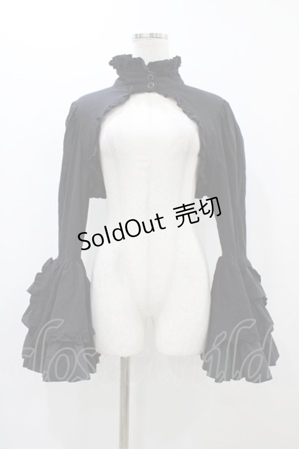 画像1: MARBLE / 姫袖ボレロ  ブラック H-25-12-02-1057-GO-TO-KB-ZH (1)