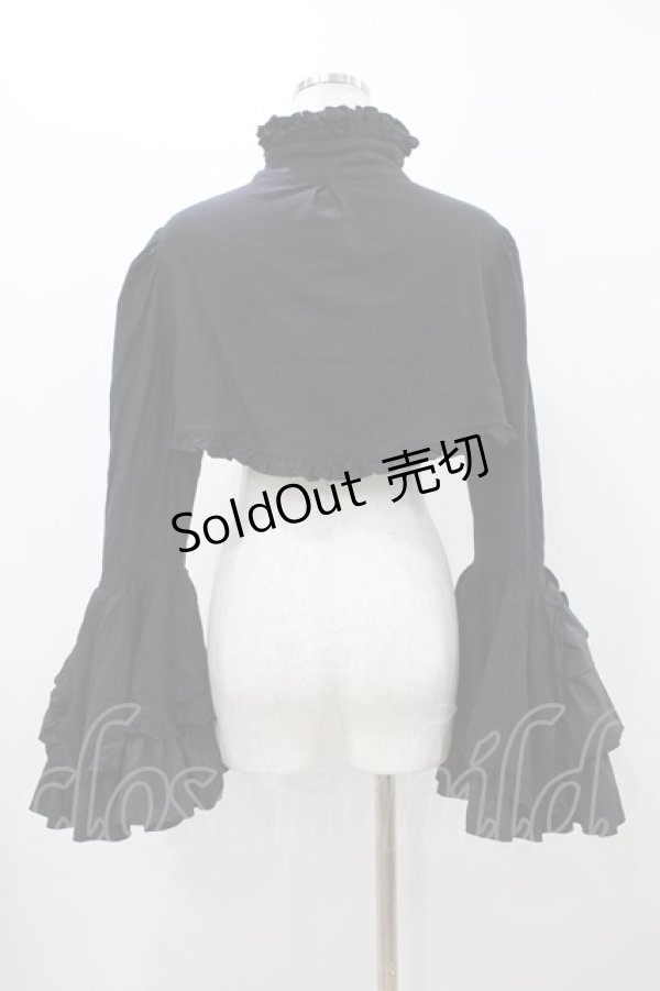 画像2: MARBLE / 姫袖ボレロ  ブラック H-25-12-02-1057-GO-TO-KB-ZH (2)