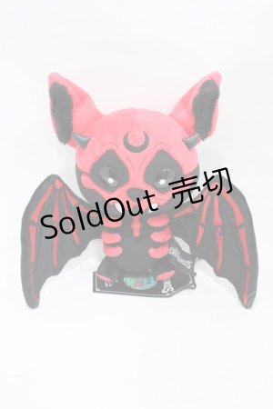 画像: KILL STAR / Vampir Batblood ぬいぐるみ  黒×赤 H-25-12-02-1008-SL-ZA-KB-ZH