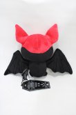 画像2: KILL STAR / Vampir Batblood ぬいぐるみ  黒×赤 H-25-12-02-1008-SL-ZA-KB-ZH (2)