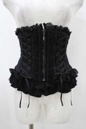 画像: Sheglit / "Mariage"レースコルセット  ブラック H-25-12-02-1010-EL-ZA-KB-ZH
