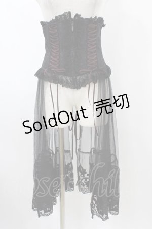 画像: Sheglit / "Mariage"ヴェールコルセット  パープル H-25-12-02-1012-EL-ZA-KB-ZH