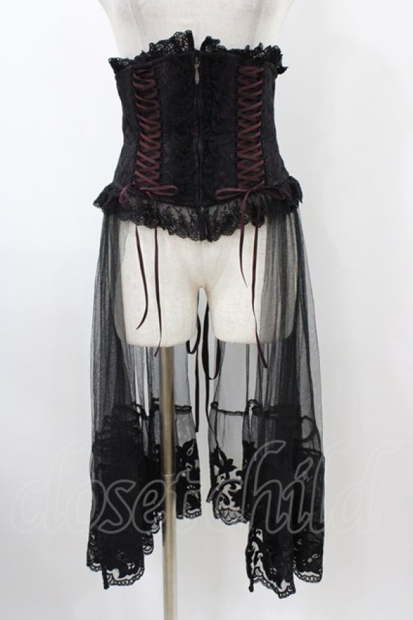 画像1: Sheglit / "Mariage"ヴェールコルセット  パープル H-25-12-02-1012-EL-ZA-KB-ZH (1)