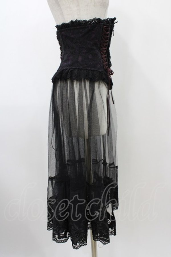 画像3: Sheglit / "Mariage"ヴェールコルセット  パープル H-25-12-02-1012-EL-ZA-KB-ZH (3)