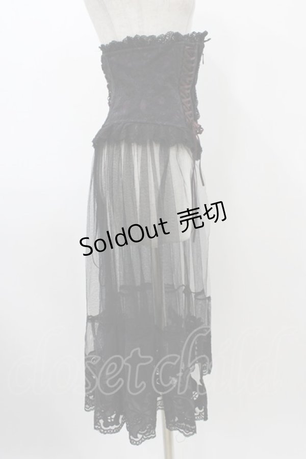 画像3: Sheglit / "Mariage"ヴェールコルセット  パープル H-25-12-02-1012-EL-ZA-KB-ZH (3)