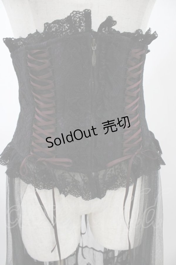 画像4: Sheglit / "Mariage"ヴェールコルセット  パープル H-25-12-02-1012-EL-ZA-KB-ZH (4)