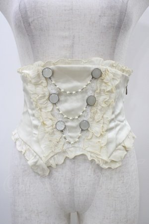 画像: Sheglit / "Sirenetta"パールコルセット  アイボリー H-25-12-02-1013-EL-ZA-KB-ZH