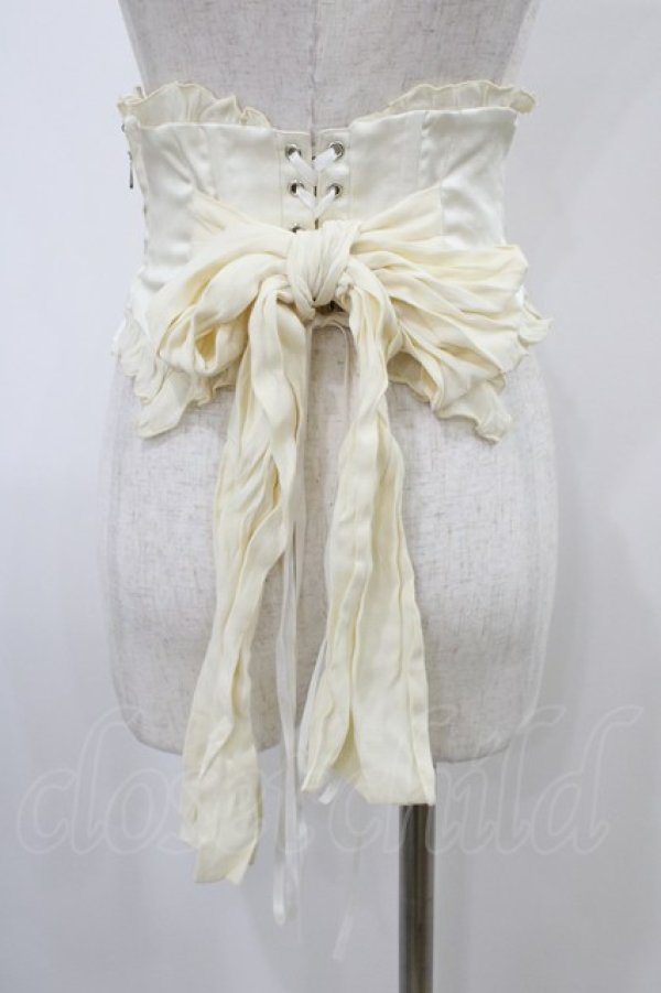 画像2: Sheglit / "Sirenetta"パールコルセット  アイボリー H-25-12-02-1013-EL-ZA-KB-ZH (2)