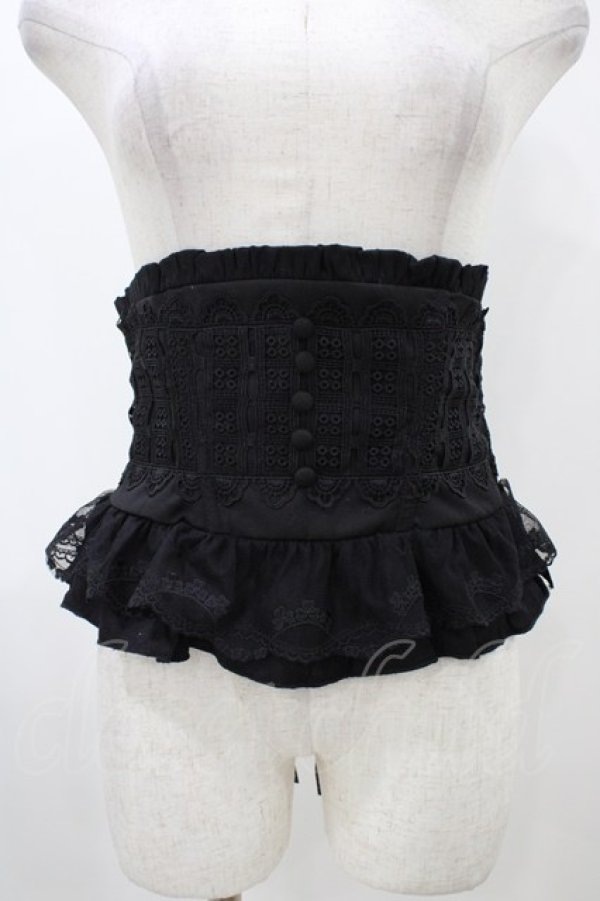 画像1: Sheglit / "Clarinette"レースコルセット  ブラック H-25-12-02-1014-EL-ZA-KB-ZH (1)