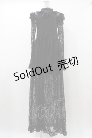 画像: KILL STAR / Enmity Maxi Dress M ブラック H-25-12-02-1016-SL-OP-KB-ZH