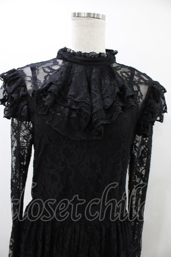 画像3: KILL STAR / Enmity Maxi Dress M ブラック H-25-12-02-1016-SL-OP-KB-ZH (3)