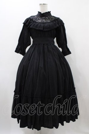 画像: Sheglit / 紫陽花のレースドレス  ブラック H-25-12-02-1024-EL-OP-KB-ZH