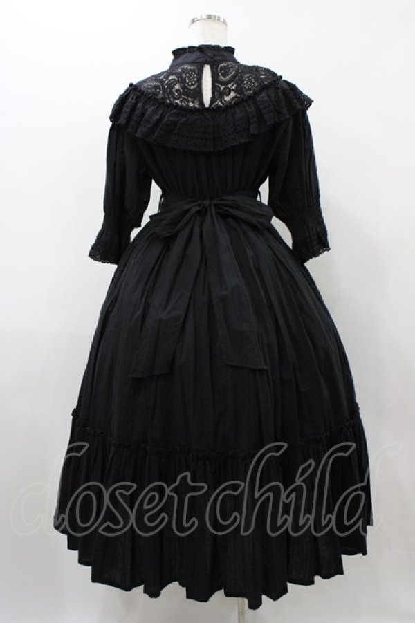 画像2: Sheglit / 紫陽花のレースドレス  ブラック H-25-12-02-1024-EL-OP-KB-ZH (2)