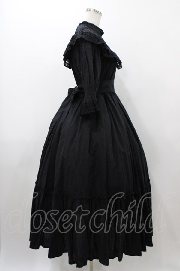 画像3: Sheglit / 紫陽花のレースドレス  ブラック H-25-12-02-1024-EL-OP-KB-ZH (3)