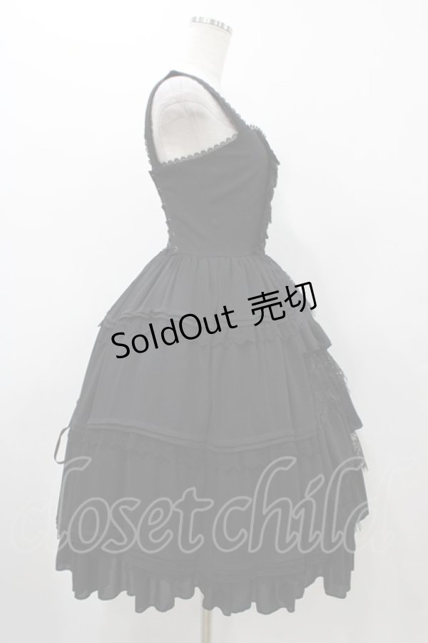 画像3: Vallee lys / Eternal Classicジャンパースカート  ブラック H-25-12-02-1026-GO-OP-KB-ZH (3)