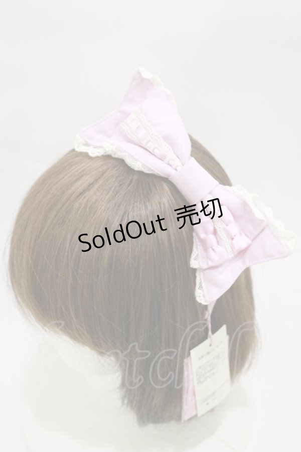 画像1: Angelic Pretty / プチリボン付ミニリボンカチューシャ  ピンク H-25-12-02-002-AP-AC-NS-ZH (1)