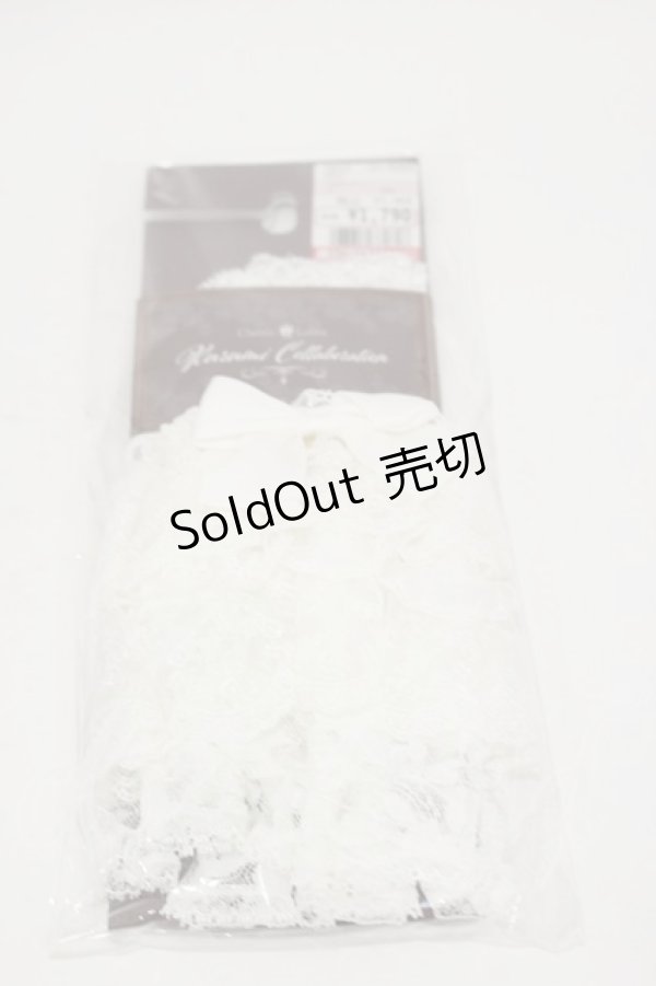 画像1: Kurumi Collaboration / CLK*レースグローブ  ホワイト H-25-12-02-026-LO-ZA-NS-ZH (1)