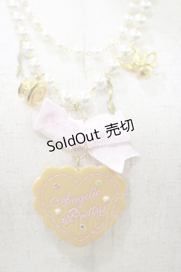 画像1: Angelic Pretty / Wonderクッキーネックレス  ピンク H-25-12-02-033-AP-AC-NS-ZH (1)