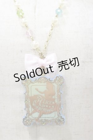 画像: Angelic Pretty / Upside Down Storyアリスネックレス  ゴールド H-25-12-02-034-AP-AC-NS-ZH