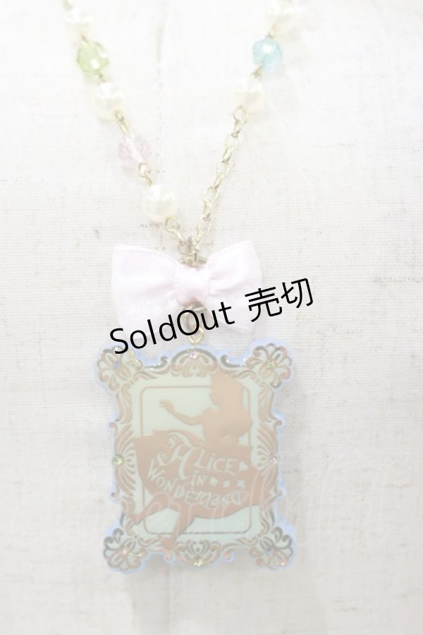 画像1: Angelic Pretty / Upside Down Storyアリスネックレス  ゴールド H-25-12-02-034-AP-AC-NS-ZH (1)