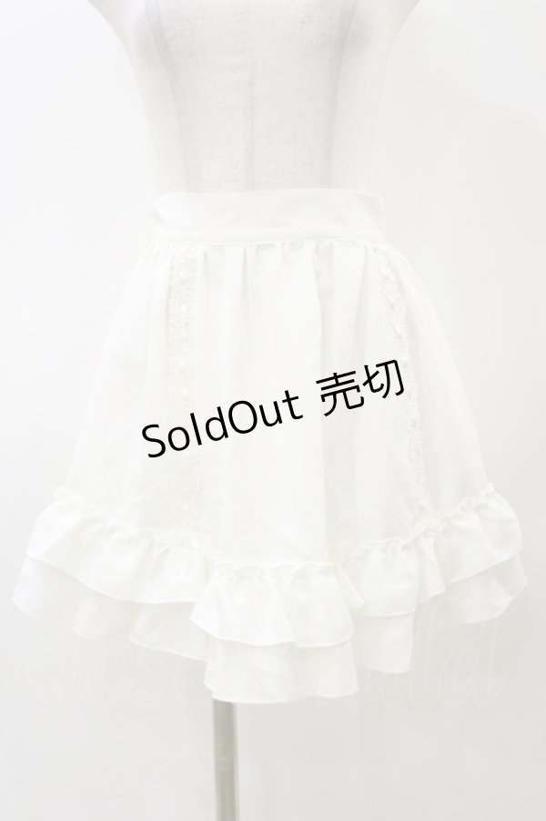 画像1: Innocent World / 不思議の国のティーパーティエプロン Free オフ H-25-12-02-044-IW-ZA-NS-ZH (1)