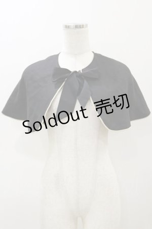 画像: Innocent World / スタンドカラーケープ付きコートのケープ Free ブラック H-25-12-02-045-IW-TO-NS-ZH