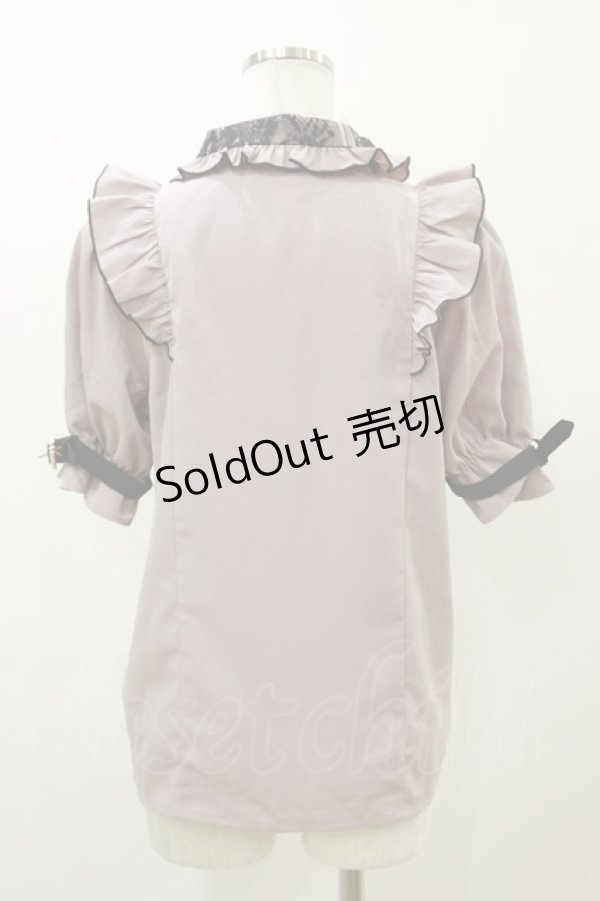 画像2: Rojita / 袖カフスハートバックルブラウス Free ピンク H-25-12-02-056-LO-BL-NS-ZH (2)