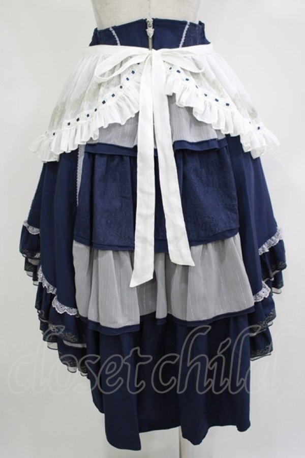 画像3: Ozz oneste / Star Wizardエプロン付スカート  ネイビー H-25-12-03-029-OO-SK-KB-ZH (3)