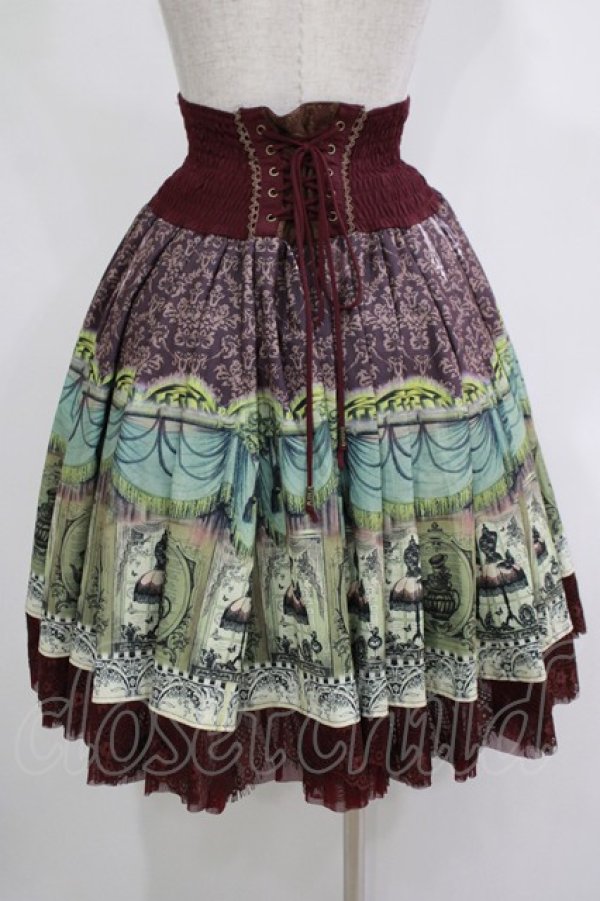 画像3: Ozz Croce / Tea Partyスカート Free ワイン H-25-12-03-034-OO-SK-KB-ZH (3)