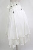 画像2: Ozz Croce / ハイウエストイレギュラースカート  白 H-25-12-03-035-OO-SK-KB-ZH (2)