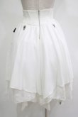 画像3: Ozz Croce / ハイウエストイレギュラースカート  白 H-25-12-03-035-OO-SK-KB-ZH (3)