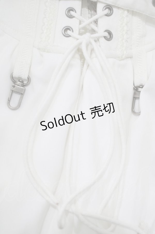 画像4: Ozz Croce / ハイウエストイレギュラースカート  白 H-25-12-03-035-OO-SK-KB-ZH (4)